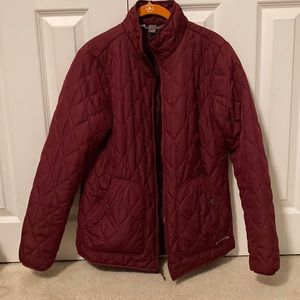 Eddie Bauer light weight jacket- Maroon